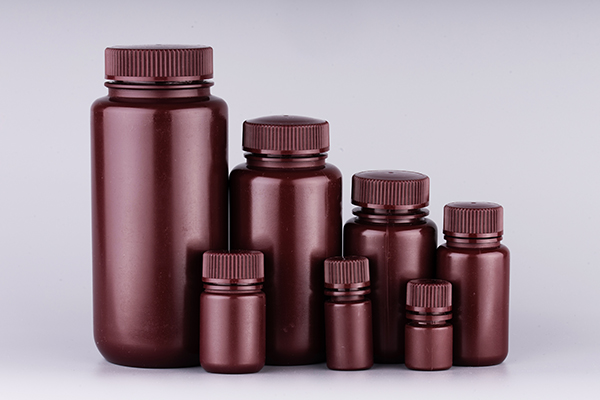 产品图3-5：棕色HDPE广口试剂瓶 图